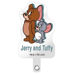 『 トムとジェリ― 』/ ダイカット ストラップホルダー/ジェリーとタフィー_ドキドキ