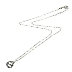 グッチ インターロッキングGネックレス  SV925/7.2g【Bランク】【中古】