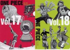 [중고] 클리어 파일 vol.17 & 18 히스토리 클리어 파일 세트 (2 장 세트) [이치 반 쿠지 원피스 vol.100 Anniversary] N상