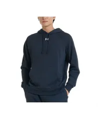 【送料無料】 アンダーアーマー メンズ パーカー・スウェット フーディー アウター Men's Rival Logo Embroidered Fleece Hoodie Black /Wht