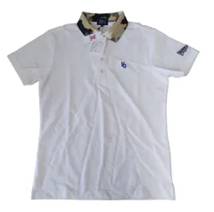 ☆新品未使用品☆パーリーゲイツ  半袖ポロシャツ 迷彩 ホワイト　メンズゴルフウェア