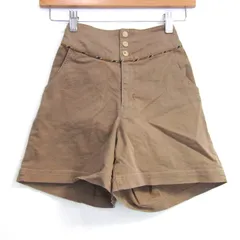 ファミリア ショートパンツ ボトムス ハーフパンツ キュロット キッズ 女の子用 150サイズ ブラウン Familiar 【中古】