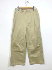 FRAMeWORK フレームワーク 定価17600円 オーバーサイズ チノ パンツ size38/ベージュ ■■レディース