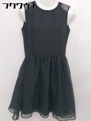 ◇ AULA AILA アウラアイラ ノースリーブ ミニ ワンピース サイズ0 ブラック レディース 【中古】 【1104210004564】