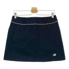 サイズ：2 NEW BALANCE GOLF ニューバランス  裏起毛スカート レオパード柄 ブラック系 [240101358994]# ゴルフウェア レディース ストスト