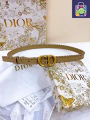【今日特価】Dior Saddle Belt ブラックスムースレザー