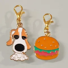 【87】ミニサイズ♡ファスナーチャーム♡犬♡2個セット♡