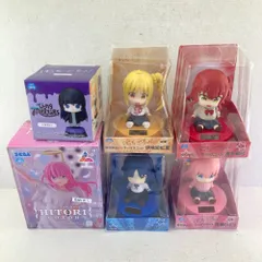 03w17402【6点セット】フィギュア ぼっち・ざ・ろっく！/ゆらゆらソーラーマスコット/後藤ひとり/山田リョウ/伊地知虹夏/喜多郁代