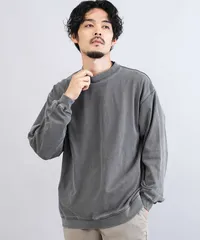 新品 未使用 JIGGYS SHOP(ジギーズショップ)フェードクルーロンT 217737 チャコールグレーのサムネイル