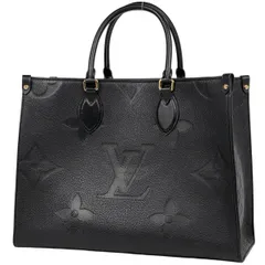 ルイ・ヴィトン Louis Vuitton オンザゴー MM 2WAY ショルダーバッグ トートバッグ モノグラムアンプラント ノワール(ブラック) M45595 レディース 【中古】