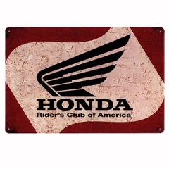 HONDA アメリカ 看板 サインボード ブリキ看板 レトロ ビンテージ メタルサイン インテリア : AVSB-1568