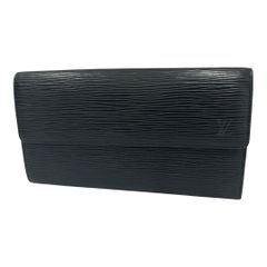 Louis Vuitton ルイヴィトン エピ M63572 ポルトモネクレディ ノワール ブラック 黒 2つ折り 長財布 ユニセックス メンズ レディース  ♯1073011653