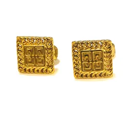 GIVENCHY　ジバンシー  4G　ロゴ　スクエアイヤリング ：Y2135