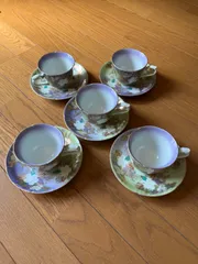 【未使用品】有田焼　コーヒーカップ・ソーサー　5客セット