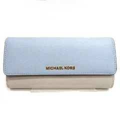 マイケル・コース　レザー　長財布　2つ折り財布　レディース　美品