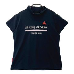 サイズ：LL LECOQ GOLF ルコックゴルフ  モックネック 半袖 Tシャツ  ブラック系 [240101277049]# ゴルフウェア レディース ストスト