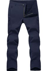 2XL_ネイビー メンズ パンツ 冬 スリム 長ズボン ストレッチ 静電気防止 軍用 スポーツ ウェア 野外活動 伸縮性パンツ 秋冬用 ネイビー 2XL