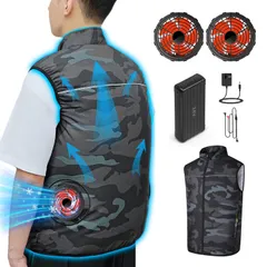 2025年最新】[KLIFE] 空調作業服 ファン付き 30000mAh大容量