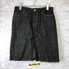 定番！カジュアル！POLO JEANS CO. ポロジーンズカンパニー スリット入 デニム 膝丈 タイトスカート 4のサムネイル