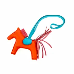 HERMES エルメス チャーム/ロデオPM  レザー    ピンク/オレンジ レディース / 240001136011