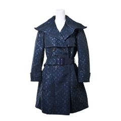 ルイヴィトン　モノグラム　トレンチコート　グレー　36 ルイヴィトンモノグラムトレンチコートグレー36