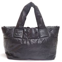 【CHANEL】シャネル　コココクーン　スモールトート　A40178　トートバッグ　ハンドバッグ　ナイロン　ブラック　黒 　レディース　バッグ　中古　 質屋