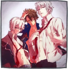 【中古】タオル・手ぬぐい(キャラクター) 八乙女楽＆九条天＆十龍之介 ミニタオル 「アイドリッシュセブン展」