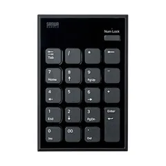 サンワサプライ 静音Bluetoothテンキー ブラック NT-BT23BK 1個