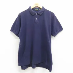 XL/古着 ジェイクルー J.CREW 半袖 ブランド ポロ シャツ メンズ 90s 鹿の子 コットン 紫 パープル 25aug09 中古 トップス