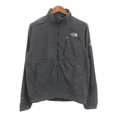 THE NORTH FACE ノースフェイス FLIGHT SERIES ハーフジップ プルオーバー ジャケット ブラック (メンズ L相当) 中古 古着 Q1769
