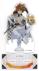 【中古】アクリルスタンド・アクリルパネル リボーン＆沢田綱吉 BIGアクリルスタンド 「家庭教師ヒットマンREBORN! ラッキー缶バッジBOX -vol.3-」 ゴールド賞