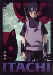 [중고] 클리어 포스터 A3 클리어 포스터 우치하 이타치 [이치 반 쿠지 NARUTO-나루토- 질풍전 닌노 인연] G상