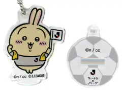 【中古】アクリルスタンド・アクリルパネル うさぎ(応援) 「ちいかわ なんか小さくてかわいいやつ×Jリーグ トレーディングキーホルダーにもなるアクリルスタンド」