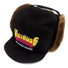 【中古】衣類 ロゴ イヤーフラップキャップ 「ミニオンズ」 ユニバーサル・スタジオ・ジャパン限定