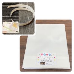 き楽っく長襦袢替袖　白　キュプラウーリー/き楽っく襦袢専用衿芯
