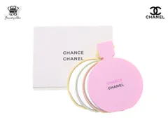 シャネル チャンス ノベルティ 鏡 スライド式 コンパクトミラー 4色 香水 フレグランス CHANCE CHANEL【New 新品】