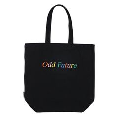 【新品・未使用】ODD FUTURE TOTE BAG (RAINBOW) BLACK オッドフューチャー トートバック (レインボウ) ブラック