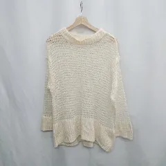 ◇ ⊇ SENSE OF PLACE センス オブ プレイス 長袖 ニット サイズone アイボリー レディース E  【1502030014693】