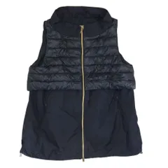 Herno ヘルノ ベスト PI016D-12125-9200 ナイロン切替 ダウンベスト ネイビー系 44【中古】のサムネイル