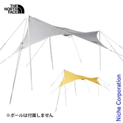 ⭐︎THE NORTH FACE タープ5 オレンジ ポール共に全て純正　未使用品 ⭐︎THE NORTH FACE タープ5 オレンジ ポール共に全て純正 未