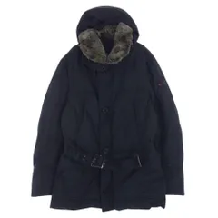PEUTEREY ピューテリー ダウンジャケット 47293105 国内正規品 HURRICANE ハリケーン 襟ラビットファー ブラック系 S【中古】のサムネイル