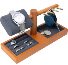 マルチ腕時計スタンド キースタンド 玄関 鍵置き キーハンガー アクセサリースタンド 腕時計台 指輪置き