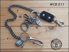 即決★ゴダン オリジナル ヴィンテージメタル ウォレットチェーン wcb011