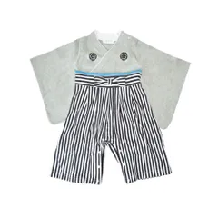 ☆ 杢グレー ☆ 80cm ☆ Aenak アエナック 男児はかまロンパース アエナック Aenak はかまロンパース 男児 男の子 カバーオール 袴 ロンパース ベビー服 フォーマル 和服 紋付 着物 子供服 ベビー キッズ 出産祝い お食い初め