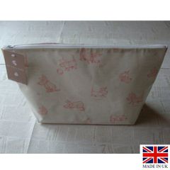イギリス製 コスメポーチ 化粧ポーチ 小物入れ トラベルポーチ Wash Bag アメニティポーチ Hot Paws ＆ Trogg (Paw-52) Made in UK イギリス直輸入