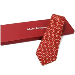 サルバトーレフェラガモ シルク ネクタイ 中古 Aランク Salvatore