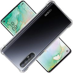 Oppo Reno 3 5G Clear Protective Case, SGS-Certified, Scratch Resistant, Anti-Yellowing, Shockproof, Silicone Cover, Anti-Slip, The