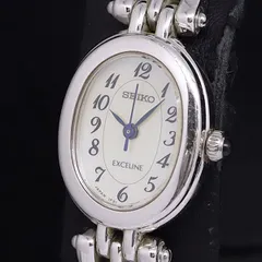 SEIKO セイコー 1F21-0AL0 エクセリーヌ ラウンド ブルーシェル SEIKO セイコー 1F21-0AL0 エクセリーヌ ラウンド ブルーシェル