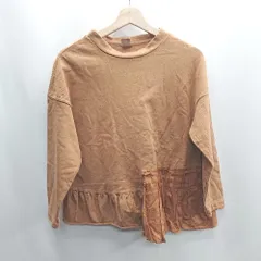 ◇ ⊇ chambre de charme シャンブルドゥシャーム 長袖 スウェットトレーナー サイズF ブラウン系 レディース E  【1410290043424】のサムネイル
