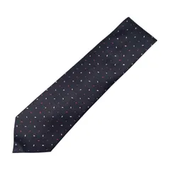 ☆EM0801 BVLGARI ドット シルク ネクタイ